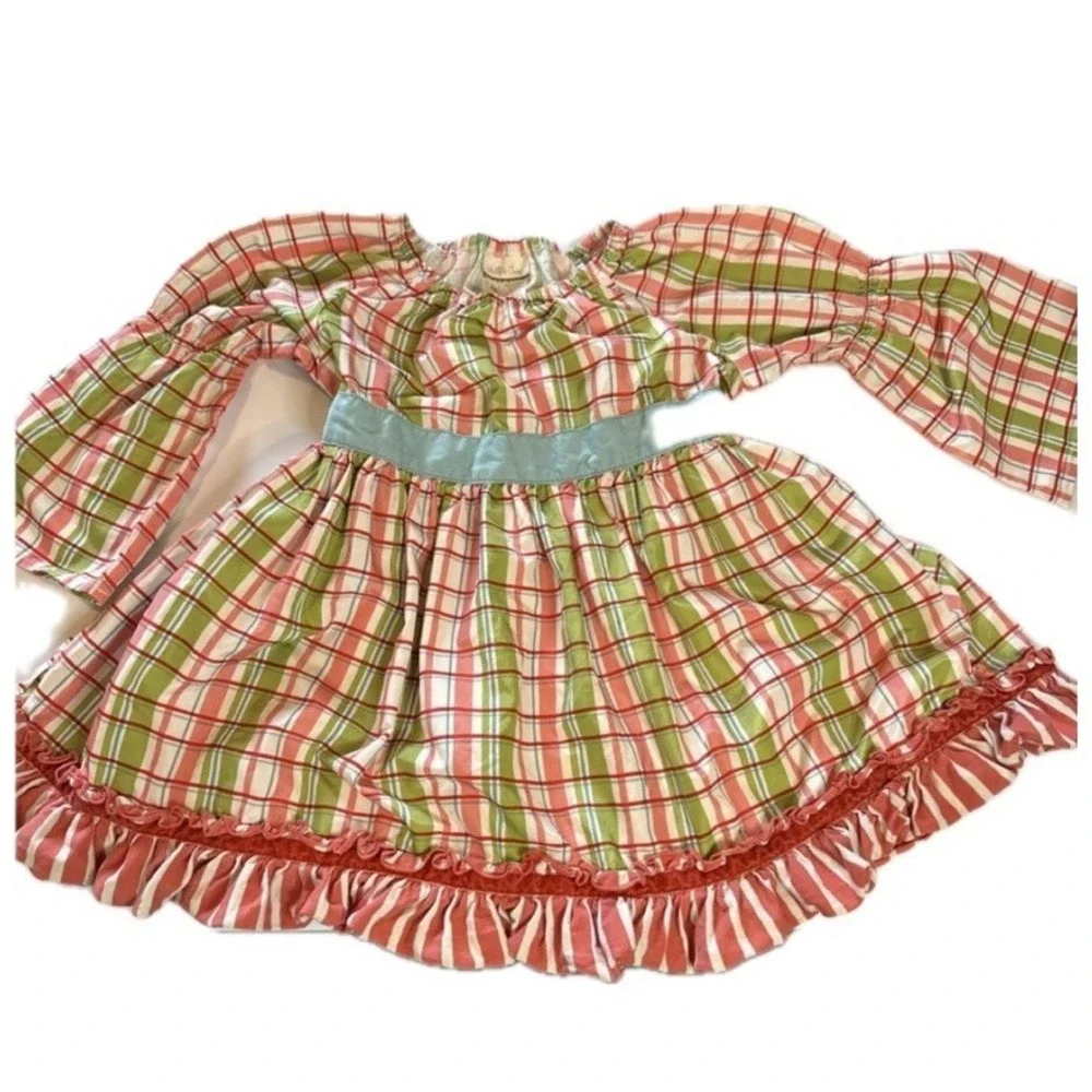 Matilda Jane Shirt Tunic‎ Top Tied with a Bow Peasant Secret Fields Girls Sz 8